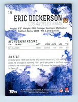 Eric Dickerson 2014 Topps Fire Series Mint Card #18
