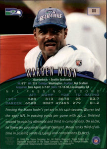 Warren Moon 1998 Topps Finest Series Mint Card #80