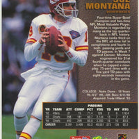 Joe Montana 1995 Pro Line Series Mint Card #12