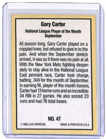 Gary Carter 1985 Donruss Highlights Series Mint Card #47
