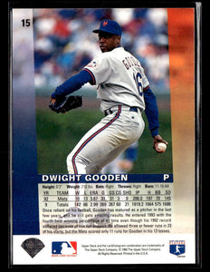 Dwight Gooden 1993 Upper Deck Diamond Gallery Series Mint Card #15