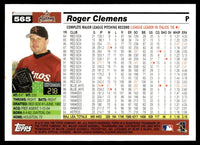 Roger Clemens 2005 Topps Series Mint Card #565

