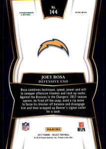 Joey Bosa 2017 Panini Select Premier Level Silver Prizm Series Mint Card #144