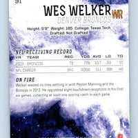 Wes Welker 2014 Topps Fire Series Mint Card #91