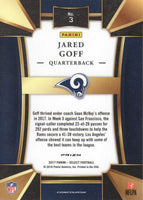 Jared Goff 2017 Panini Select Concourse Series Mint Card #3
