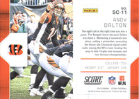 Andy Dalton 2019 Score Signal Callers Series Mint Card #SC-11
