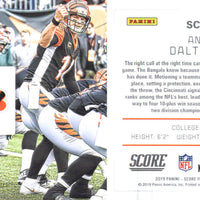 Andy Dalton 2019 Score Signal Callers Series Mint Card #SC-11