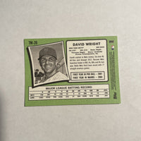 David Wright 2013 Topps Update 1971 Mini Series Mint Card #TM-20
