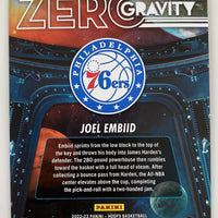 Joel Embiid 2022 2023 Panini NBA Hoops Zero Gravity Series Mint Card #13