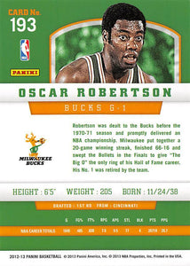 Oscar Robertson 2012 2013 Panini Series Mint Card #193