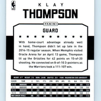 Klay Thompson 2015 2016 Hoops Series Mint Card #162