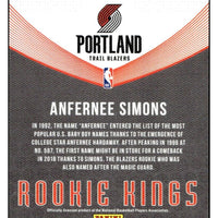 Anfernee Simons 2018 2019 Panini Donruss Rookie Kings Series Mint Card #12