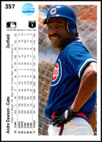 Andre Dawson 1990 Upper Deck Series Mint Card #357
