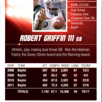 Robert Griffin 2012 Sage Hit Series Mint Rookie Card #10