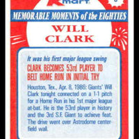 Will Clark 1988 Topps Kmart Memorable Moments Series Mint Card #6