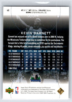 Kevin Garnett 2000 2001 Upper Deck SP Authentic Series Mint Card #48

