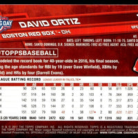 David Ortiz 2017 Topps Opening Day Series Mint Card #34