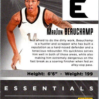 MarJon Beauchamp 2022 2023 Panini Chronicles Essentials Draft Picks Series Mint Card #19