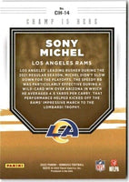 Sony Michel 2023 Panini Donruss Champ is Here Card #CIH-14
