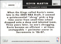 Kevin Martin 2007 2008 Topps Generation Now Series Mint Card #GN11
