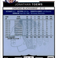 Jonathan Toews 2015 2016 O-Pee-Chee Platinum Card #125