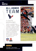 DeAndre Hopkins 2019 Score All Hands Team Series Mint Card #AHT-8
