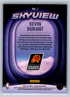 Kevin Durant 2023 2024 Panini NBA Hoops Skyview Holo Series Mint Card #1
