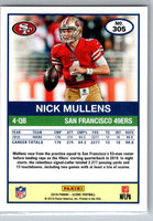 Nick Mullens 2019 Score GOLD Series Mint Card #305
