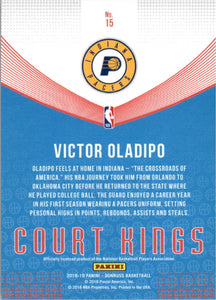 Victor Oladipo 2018 2019 Panini Donruss Court Kings PRESS PROOF Series Mint Card #15 ONLY 49 MADE