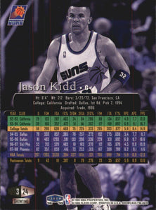 Jason Kidd 1998 1999 Flair Showcase Row 3 Series Mint Card #24