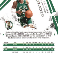 Rajon Rondo 2009 2010 Panini Rookies & Stars Longevity Series Mint Card #6