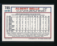 Albert Belle 1992 O-Pee-Chee Series Mint Card #785
