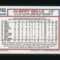 Albert Belle 1992 O-Pee-Chee Series Mint Card #785