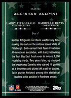 Larry Fitzgerald and Darrelle Revis 2009 Bowman Draft All-Star Alumni Combos Series Mint Card #10
