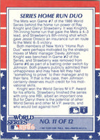 Darryl Strawberry 1987 Fleer World Series Mint Card #11
