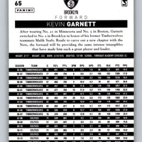 Kevin Garnett 2013 2014 Hoops Series GOLD PARALLEL VERSION Mint Card #65