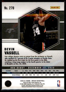 Devin Vassell 2020 2021 Panini Mosaic Series Mint Rookie Card #278