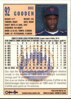 Dwight Gooden 1993 O-Pee-Chee Series Mint Card #92
