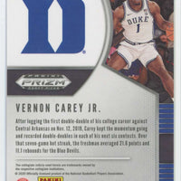 Vernon Carey Jr. 2020 2021 Panini Draft Picks Silver Series Mint Rookie Card #67