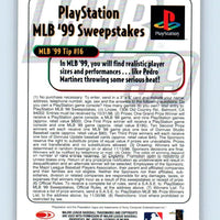 Juan Gonzalez 1998 Donruss PlayStation MLB '99 Sweepstakes Series Mint Card #16