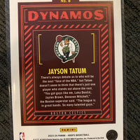 Jayson Tatum 2023 2024 Hoops Dynamos Series Mint Card #8