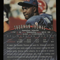 Thurman Thomas 1998 Topps Finest Series Mint Card #97