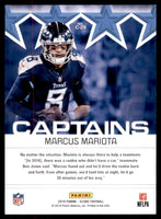 Marcus Mariota 2019 Score Captains Series Mint Card #C-29
