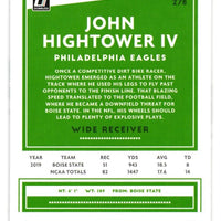 John Hightower IV 2020 Donruss Series Mint Rookie Card #278