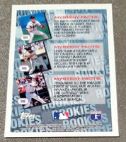 Garret Anderson 1996 Topps Rookies Mystery Facts Series Mint Card #M4-6
