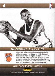 Walt Bellamy 2012 2013 Panini Hoops Hall Of Fame Heroes Series Mint Card #4