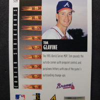 Tom Glavine 1997 Score Pinnacle Rock And Fire Series Mint Card #528