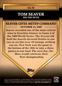 Tom Seaver 2012 Topps Golden Greats Series Mint Card #GG56