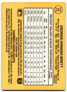 George Brett 1987 Donruss Series Mint Card #54