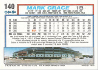 Mark Grace 1992 O-Pee-Chee Series Mint Card #140
